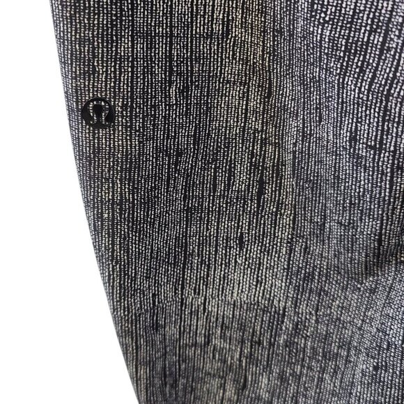 Lululemon Rollin' With My Omies Pant Burlap Texture Black Dune, Pull On, Size 4 - Picture 9 of 11